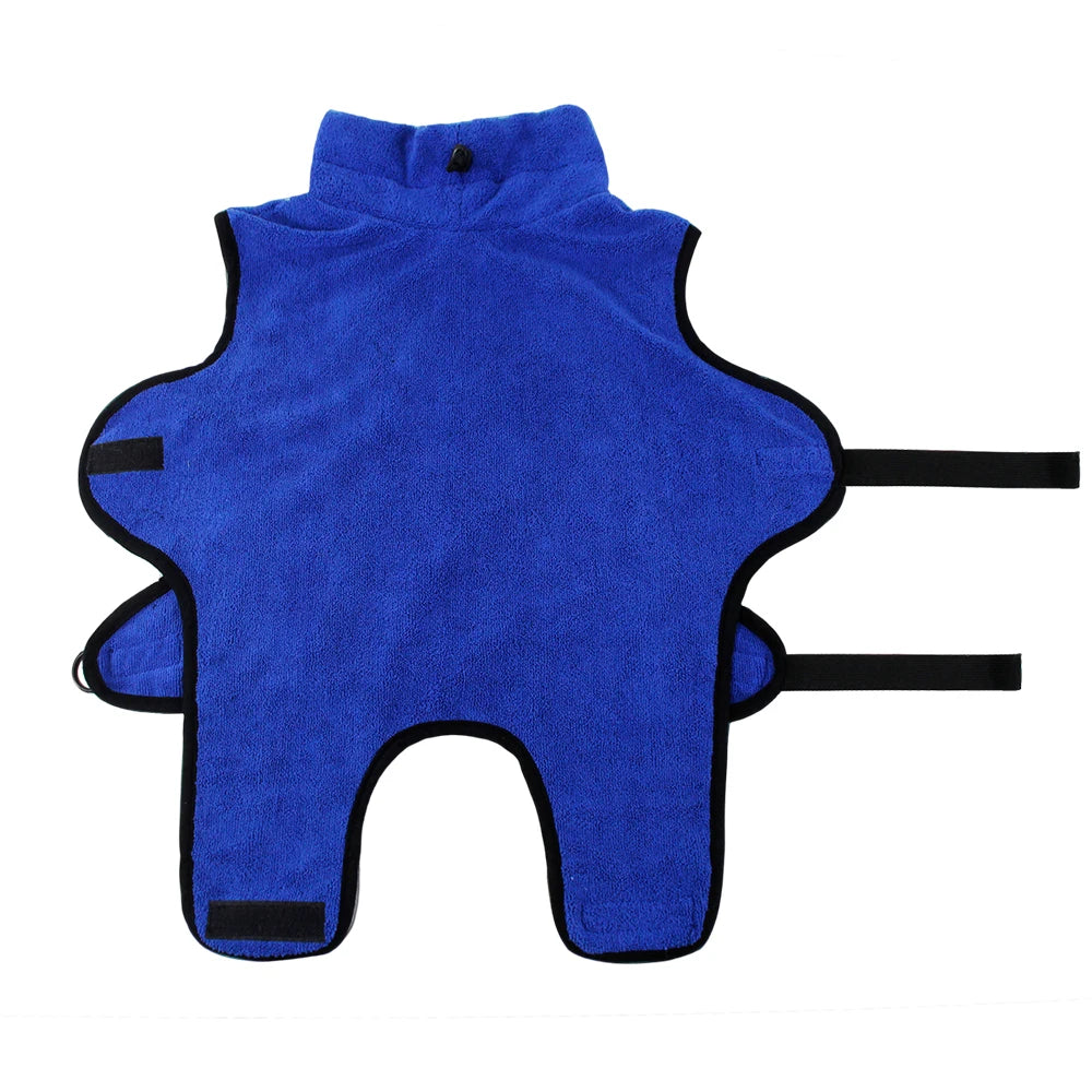New Bathrobe for Dog Drying Towel Microfiber Quickly Absorbing Water Bath Towel Cat Hood Pet Bath Towel Grooming Pet Product