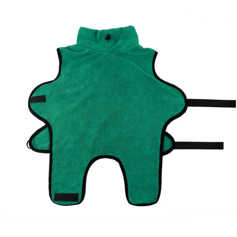 New Bathrobe for Dog Drying Towel Microfiber Quickly Absorbing Water Bath Towel Cat Hood Pet Bath Towel Grooming Pet Product