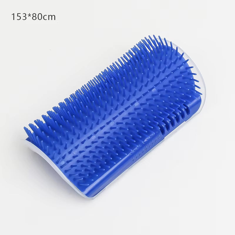 Cat Massage Tool Pet Hair Removal Massage Comb Wall Corner Self Cleaning Rubbing Brush Cats Toys Pet Beauty Supplies